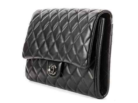 chanel flap case clutch|Chanel clutch with hand strap.